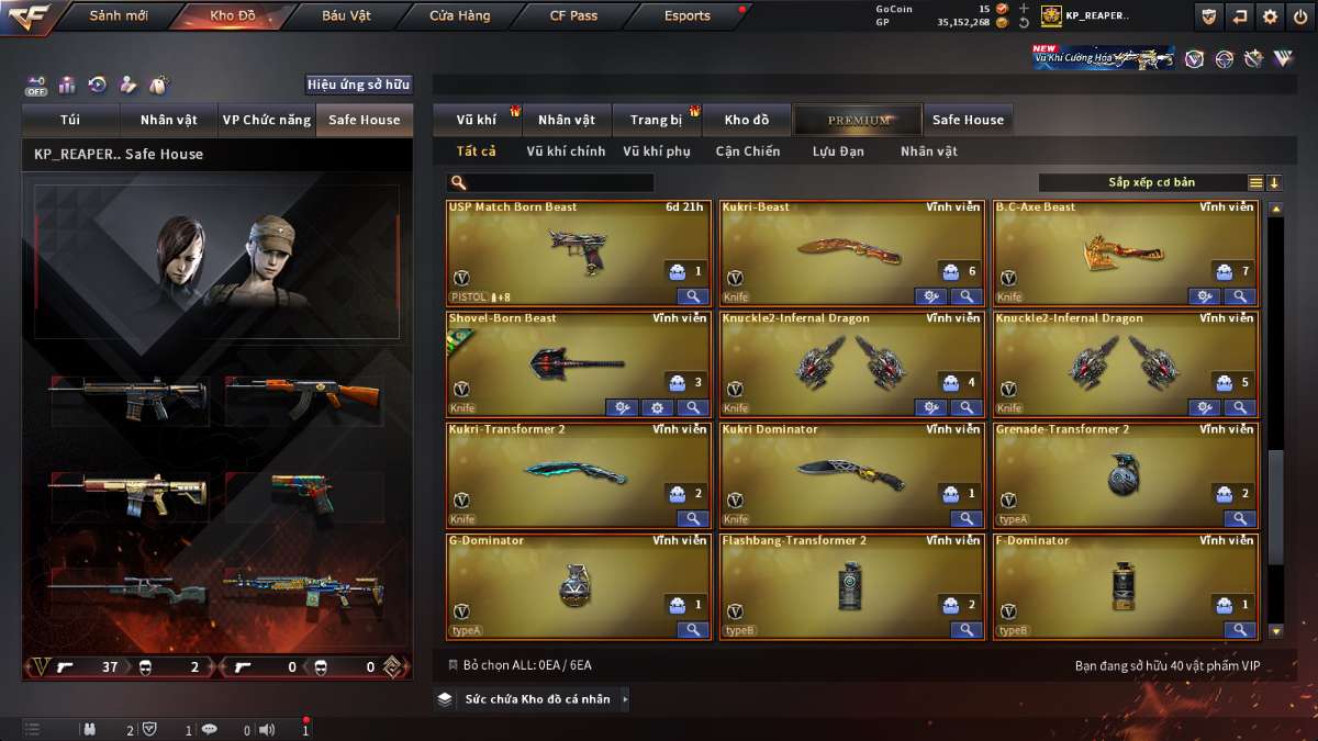 shop acc cf uy tin gia re